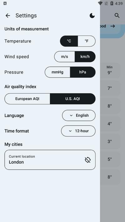 Weathering天气软件v1.0.3 安卓版 v4.5.3