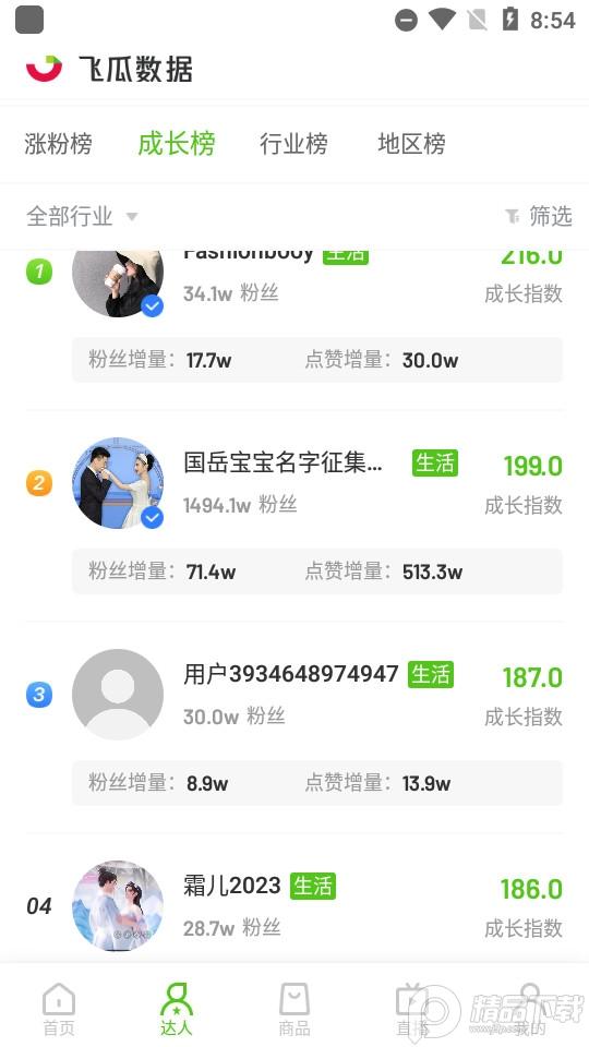 飞瓜数据抖音版本1.8.8 抖音版 v4.5.1