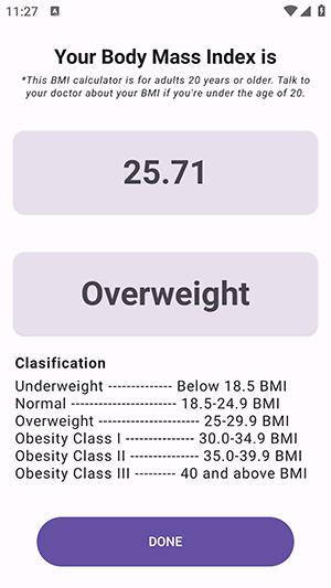 体重指数计算器app