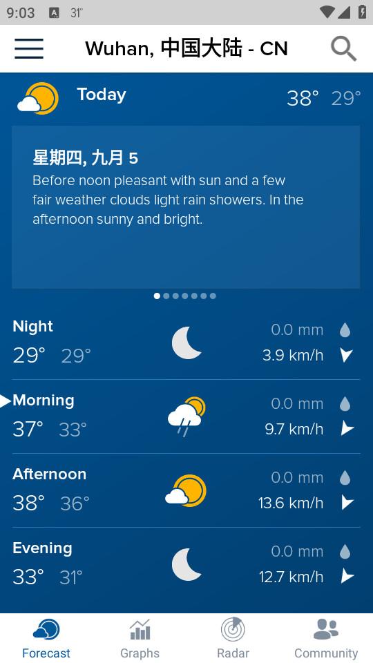 Weather天气伴侣4.1.28 最新版 v6.5.1