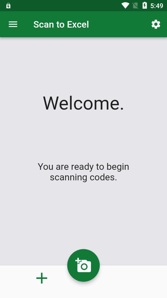条码扫描到表格软件(Scan to Excel)v1.26.1 安卓手机版 v6.1.1