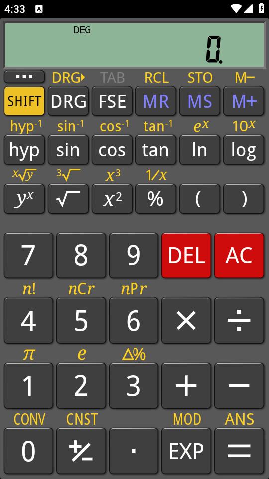 万能科学计算器(RealCalc)3.1.0 最新版 v5.0.1