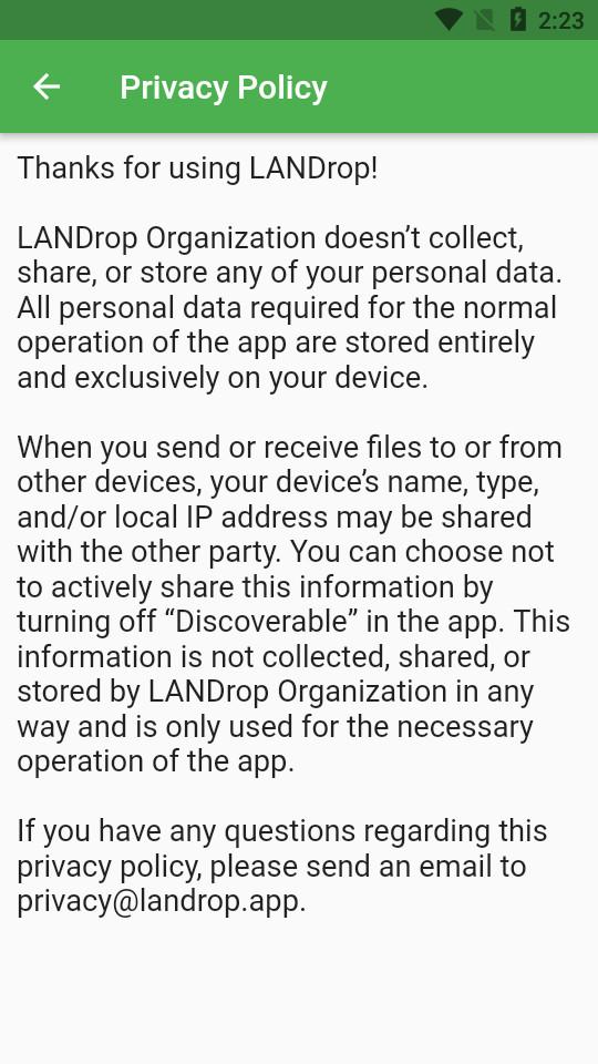LANDrop跨平台传输工具2.8.0最新版 v4.0.3