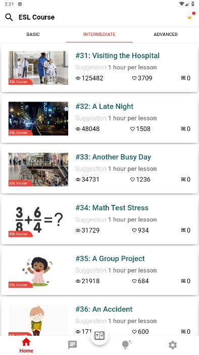 ESL Course英语软件v1.36 安卓版 v5.1.1
