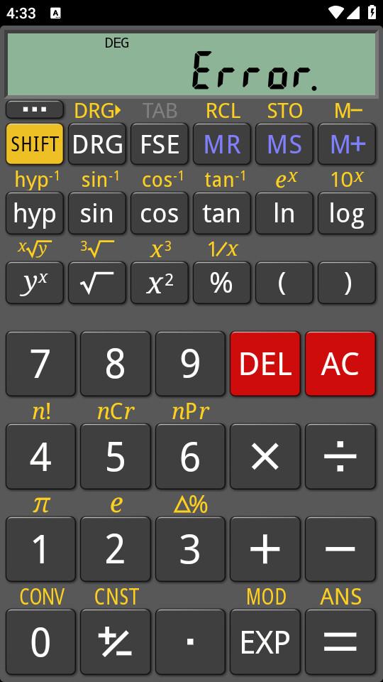 万能科学计算器(RealCalc)3.1.0 最新版 v5.0.1