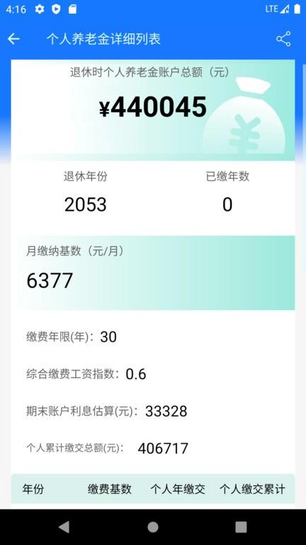 江苏养老金计算器2024