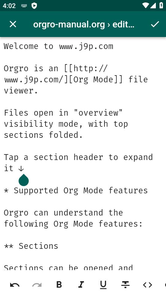 Orgro文件编辑器app免费版v1.44.2 安卓手机版 v4.0.4