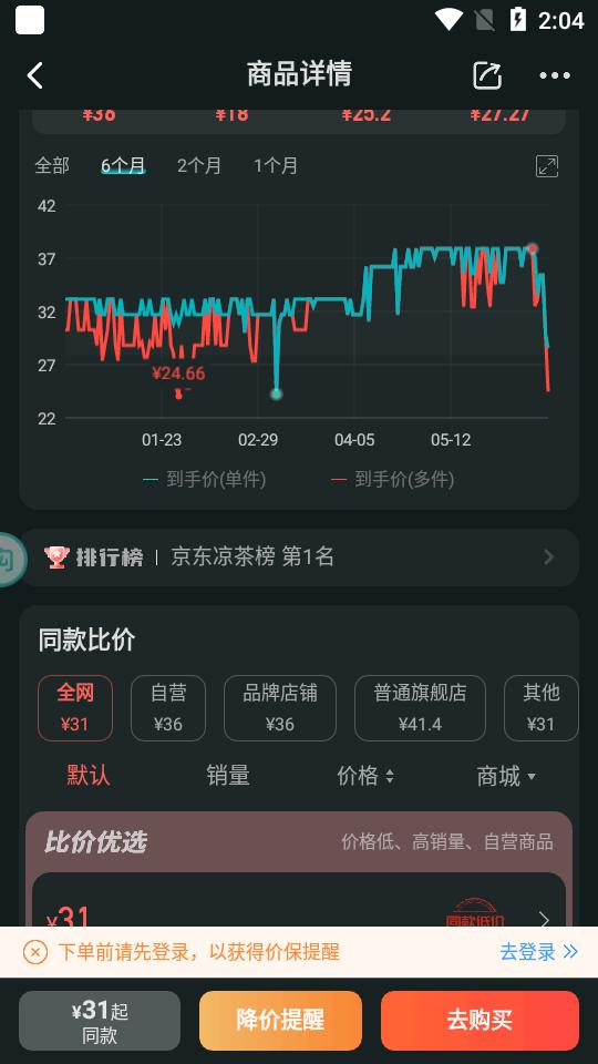购物党自动比价工具6.1.4 手机最新版 v5.0.1