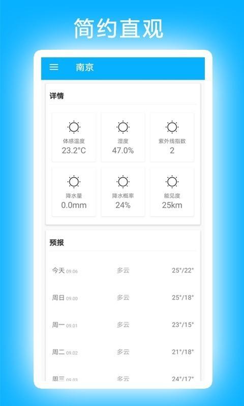 小卓天气预报