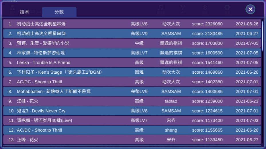 DTX2020电子鼓游戏软件v1.3.66 最新版 v4.5.2