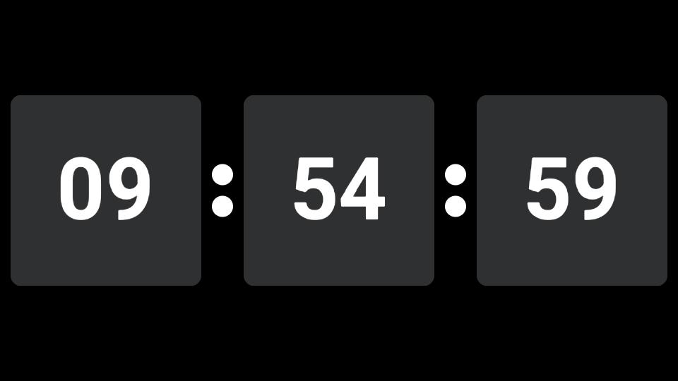 手机全屏时钟app1.2.6 绿色免费版 v4.3.1