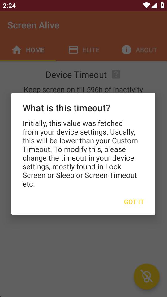 屏幕常亮助手(Screen Alive)v3.2.3 安卓官方版 v5.1.4