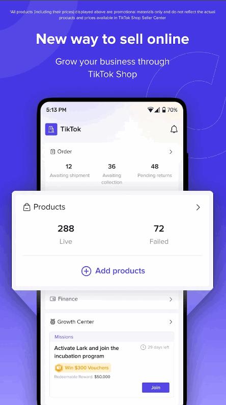 TikTok商家版app(Seller Center)v5.4.0 安卓最新版